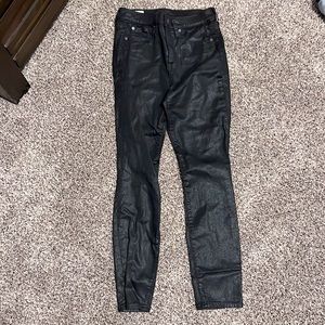 GAP shimmer black pants size 27 (4 regular)